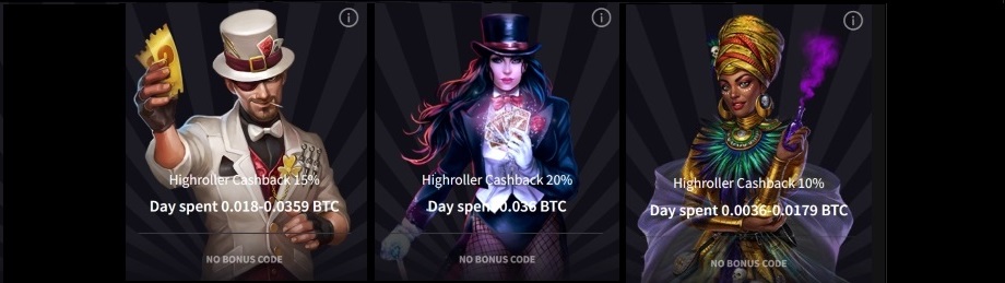 mirax highroller caashback