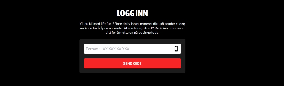 refuel registrering