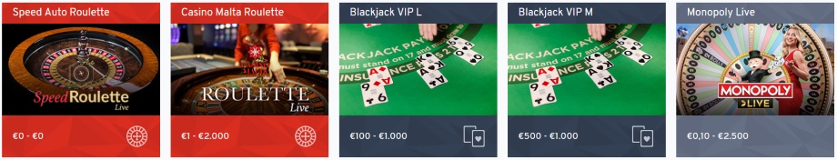 wunderino live casino