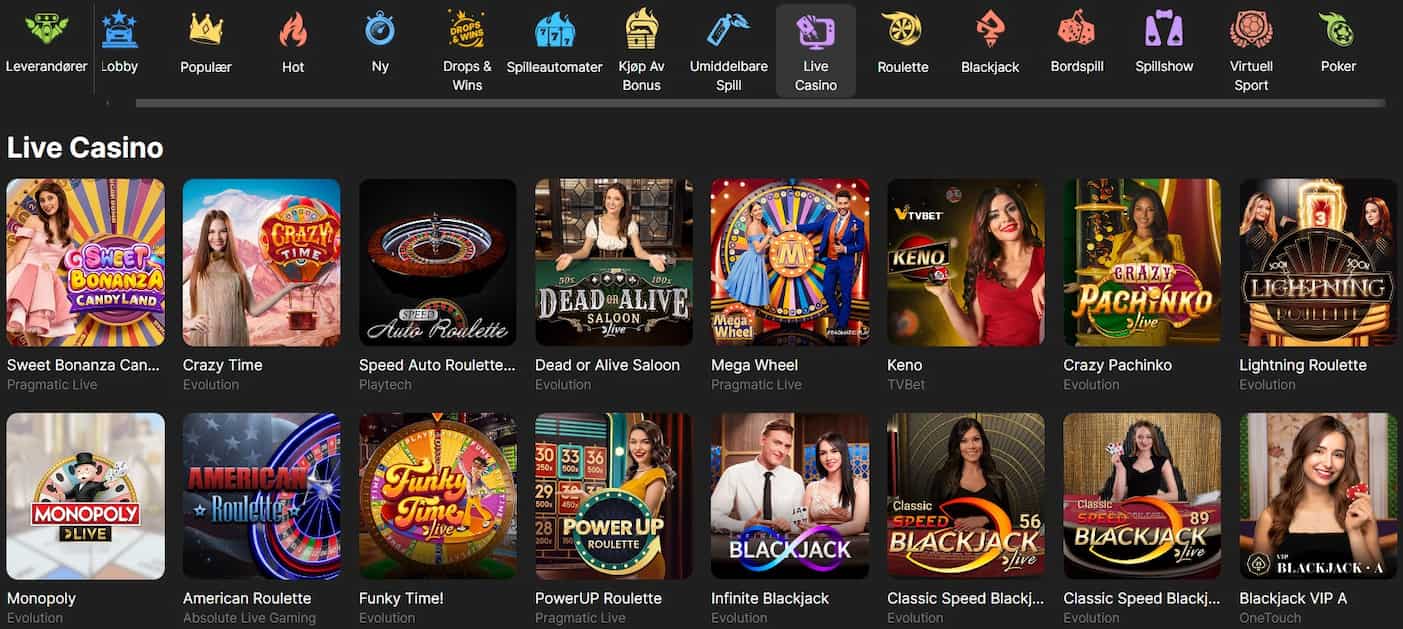 need for spin casino live