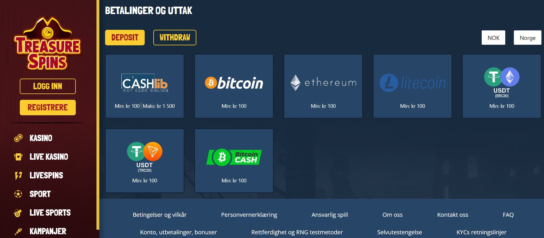 treasurespins payments