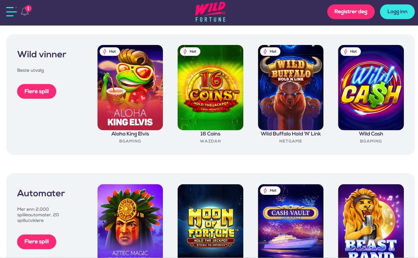 wildfortune spill
