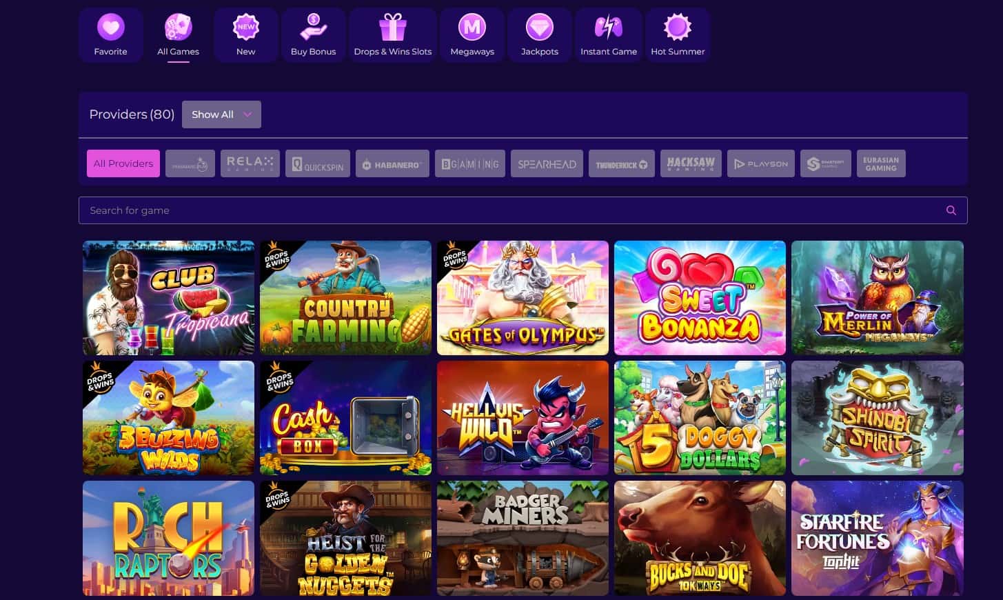 Crashino games