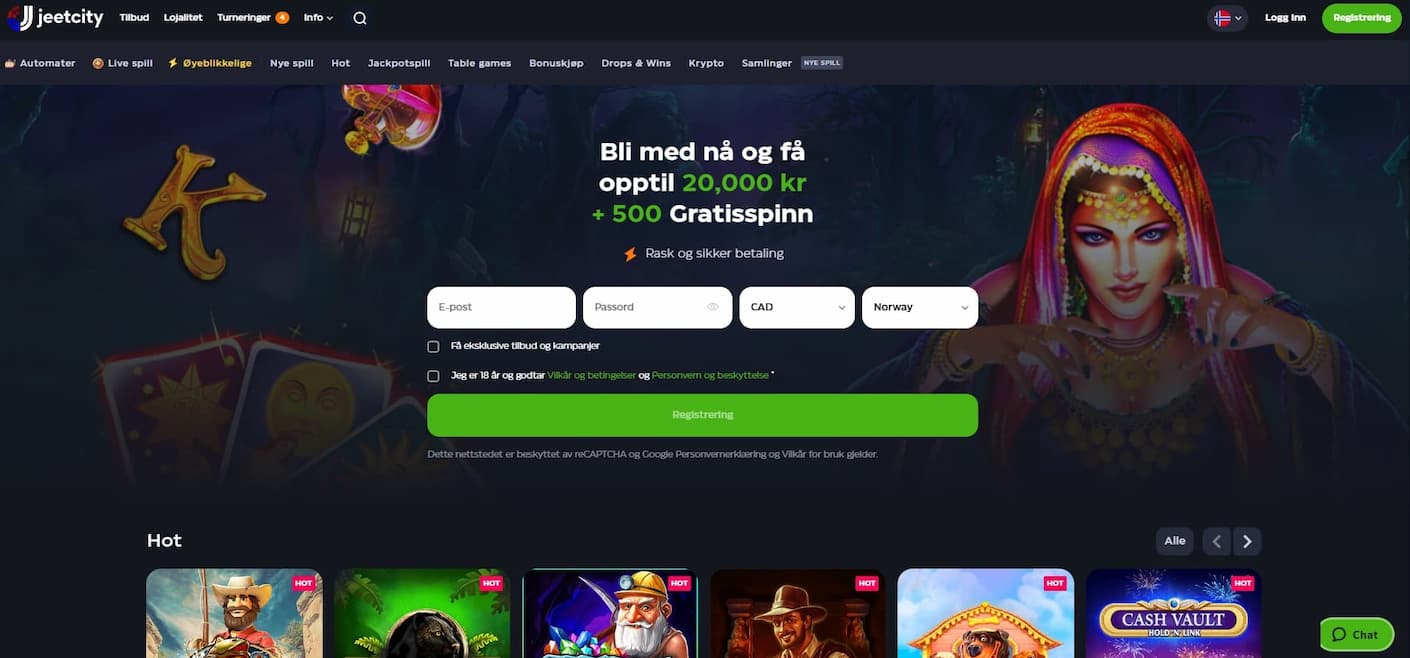 JeetCity casino anmeldelse