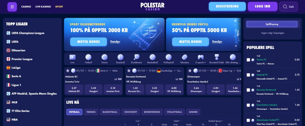 Polestar sportsbok