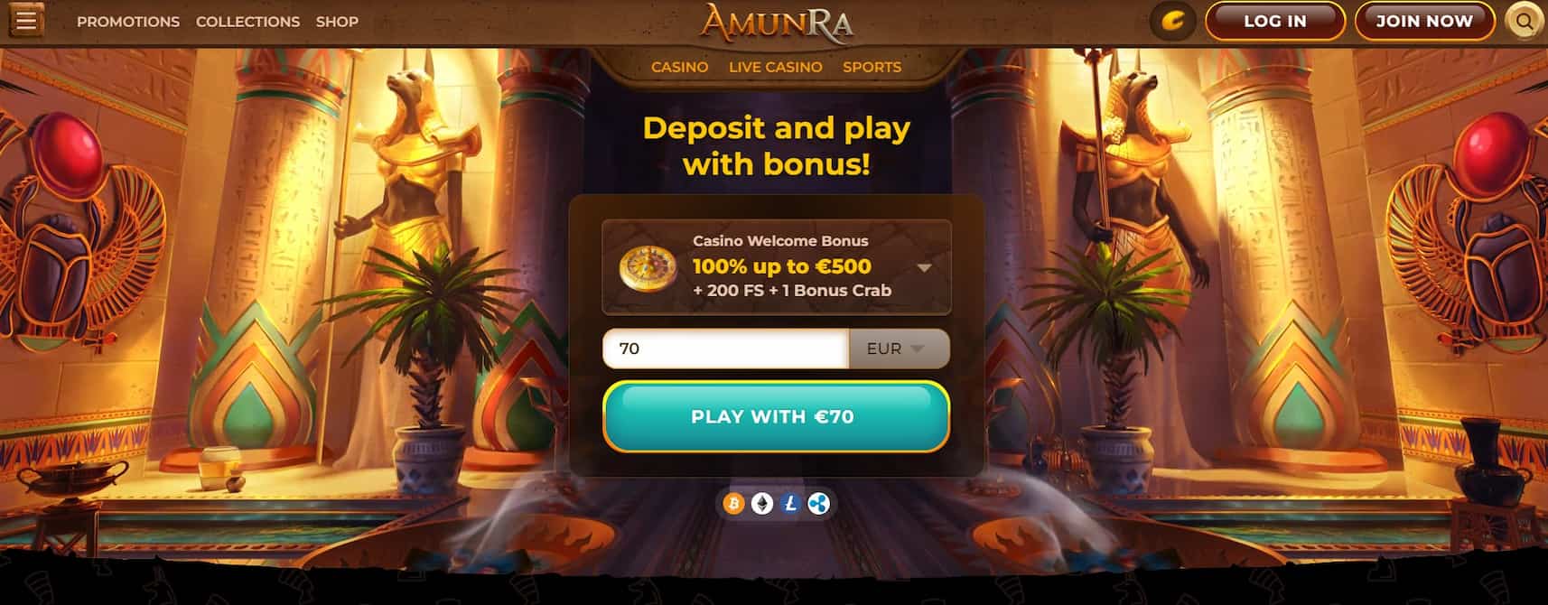 amunra casino hovedside