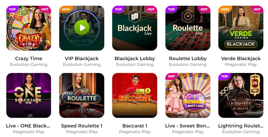 verde live casino