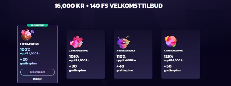 21bit casino velkomstbonus