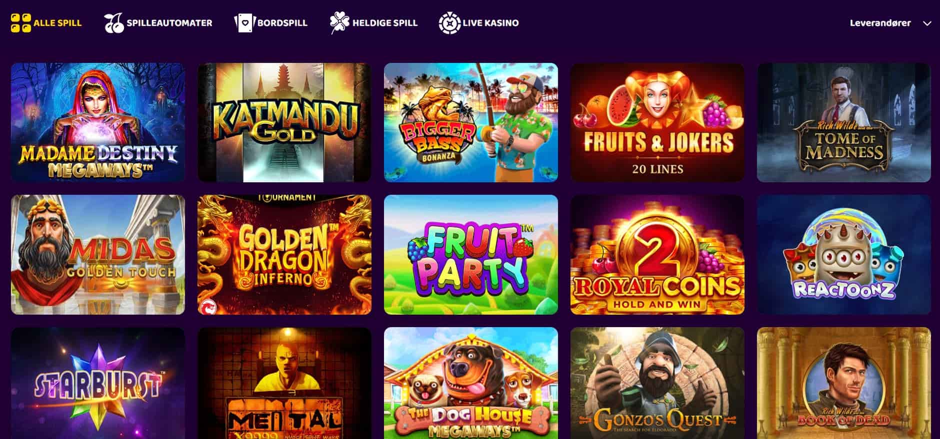 BonusBet games