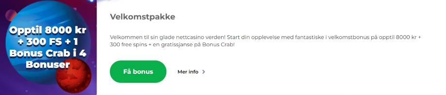 alf casino velkomstbonus