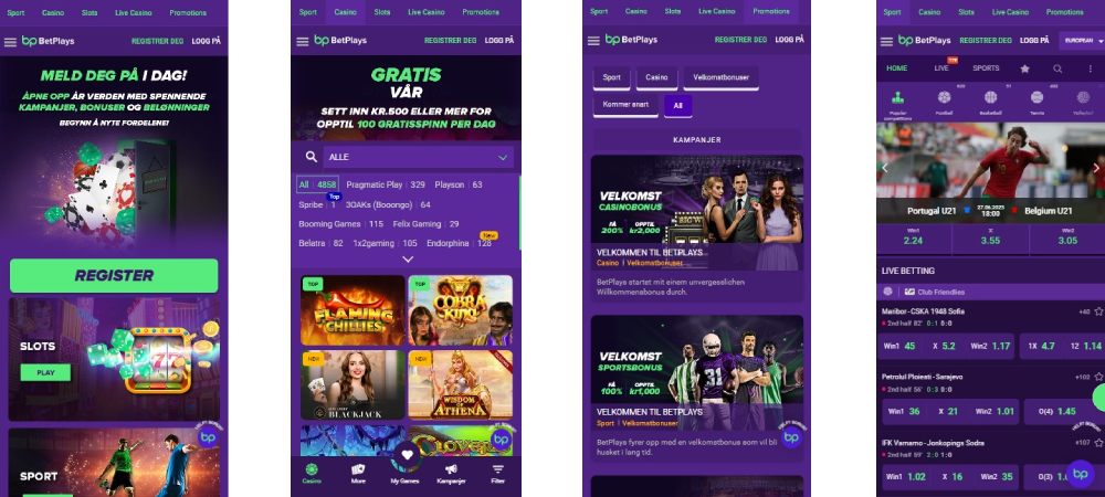 Betplays Casino Mobil