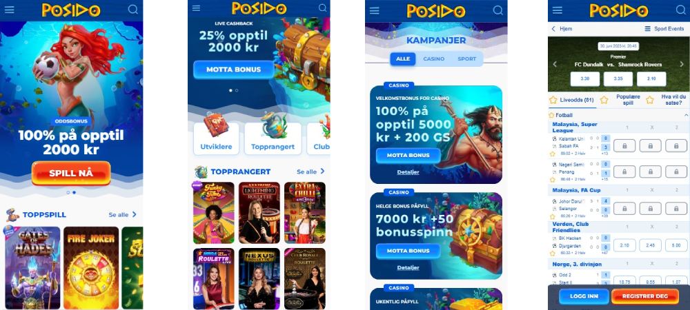 Posido Casino Mobil
