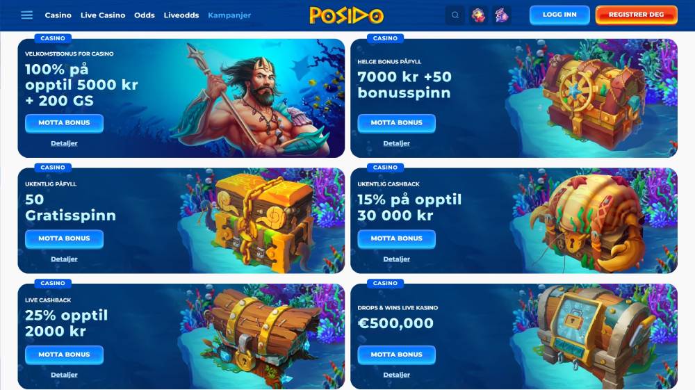 Posido Casino Kampanjer
