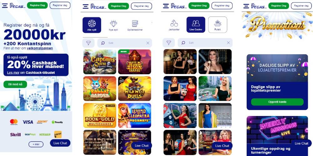BluVegas casino mobil