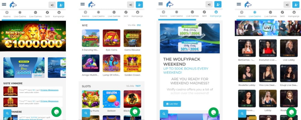 Wolfy Casino Mobil