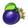 cheeky fruits 6 deluxe plomme symbol