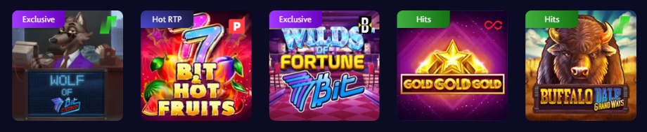 7bitcasino spilleautomater
