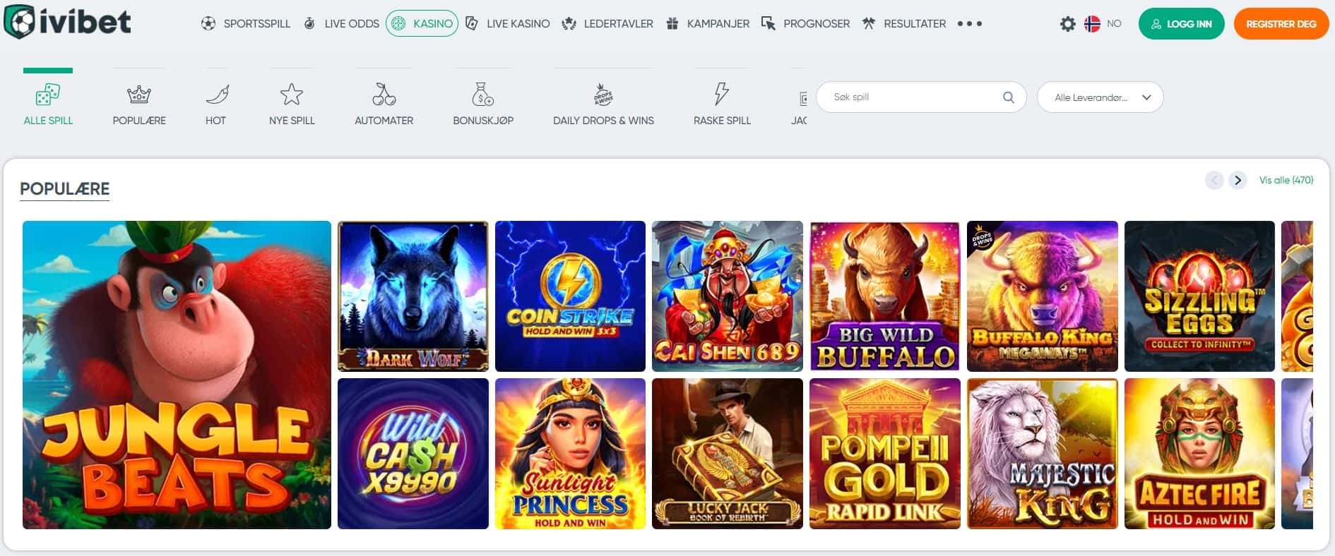 Ivibet games