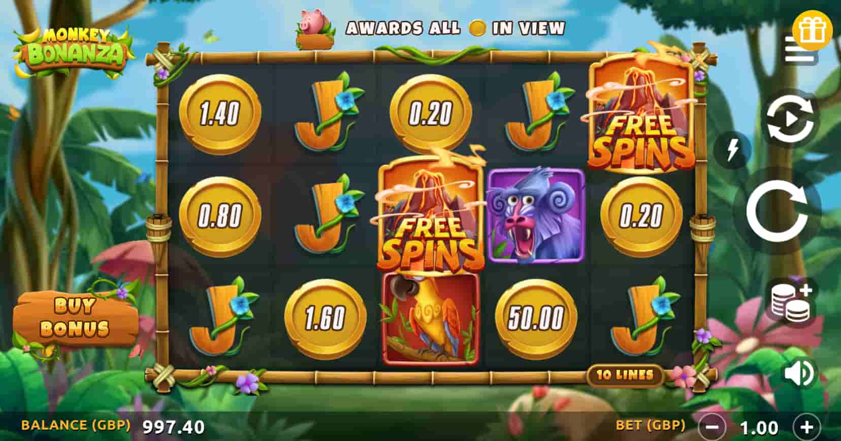 Monkey Bonanza screenshot 1