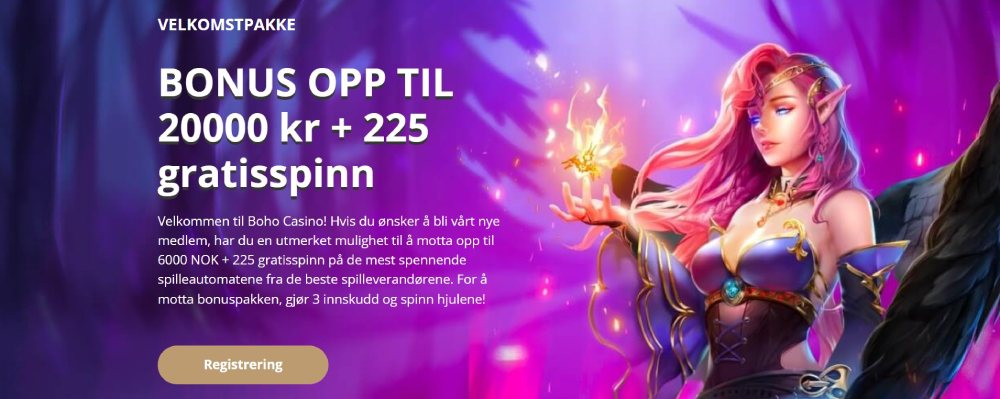 Boho Casino Velkomstbonus