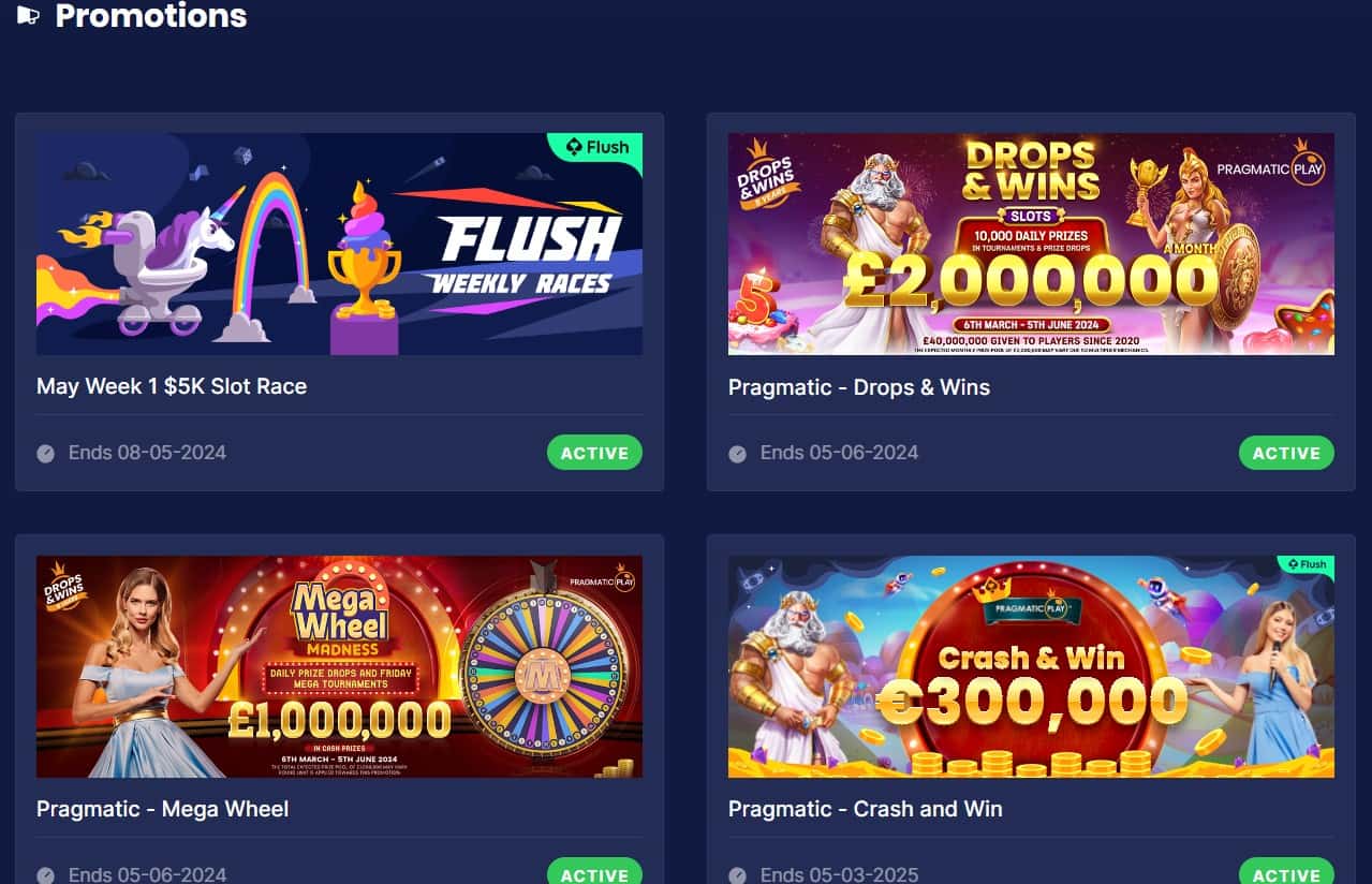 flush casino kampanjer