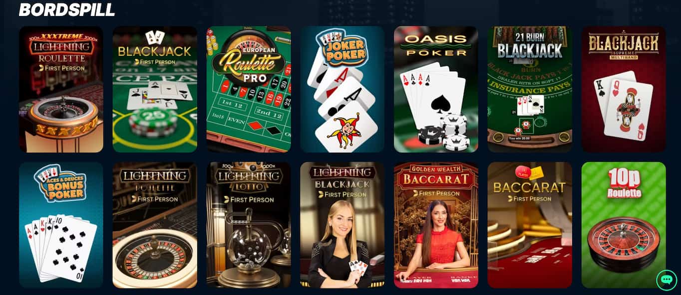 playzilla casino bordspill
