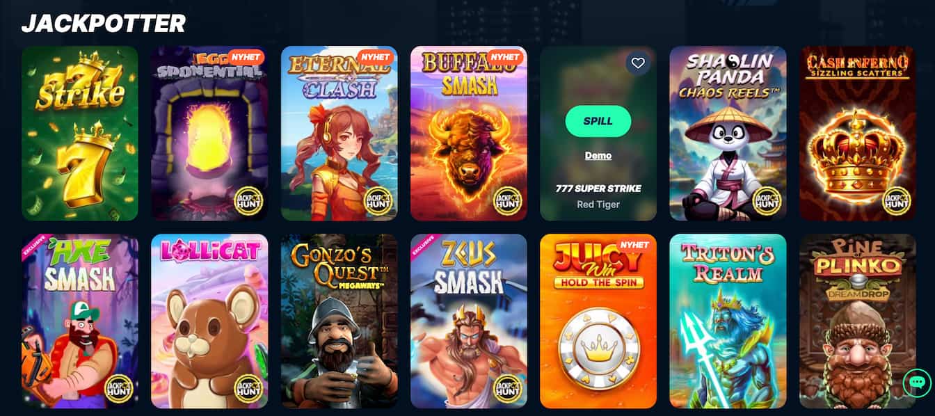 playzilla casino jackpot spill