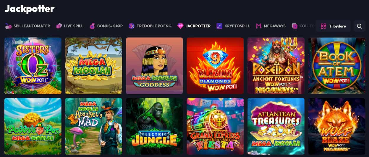 spinfever jackpot spill