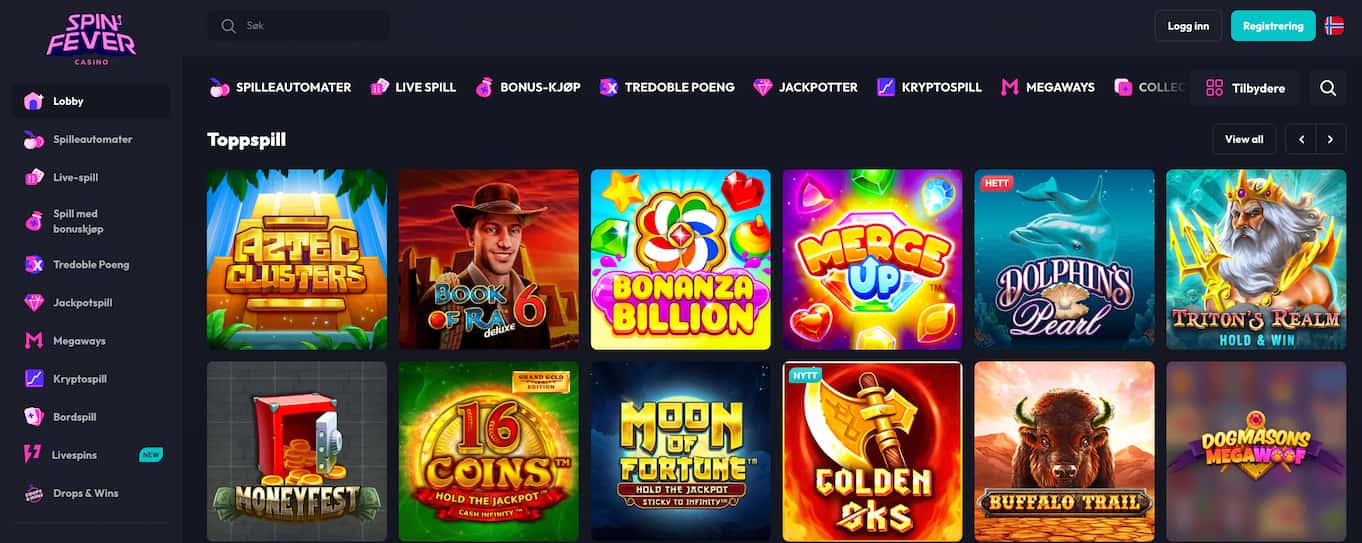 spinfever spill