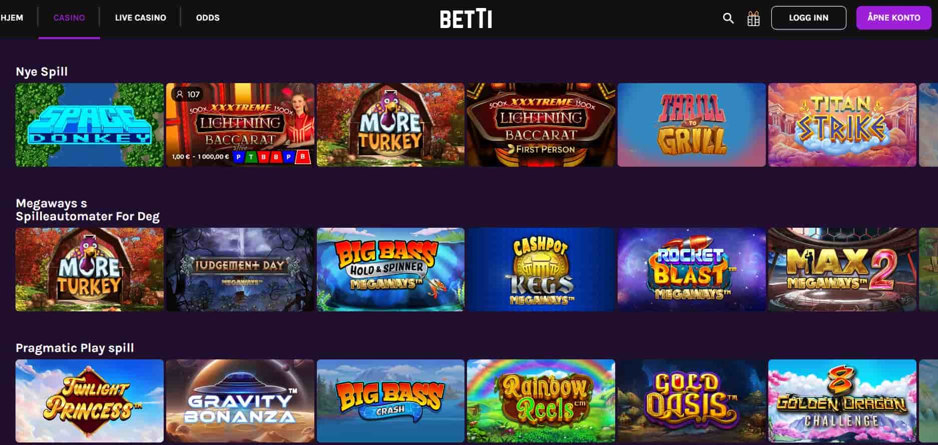betti games