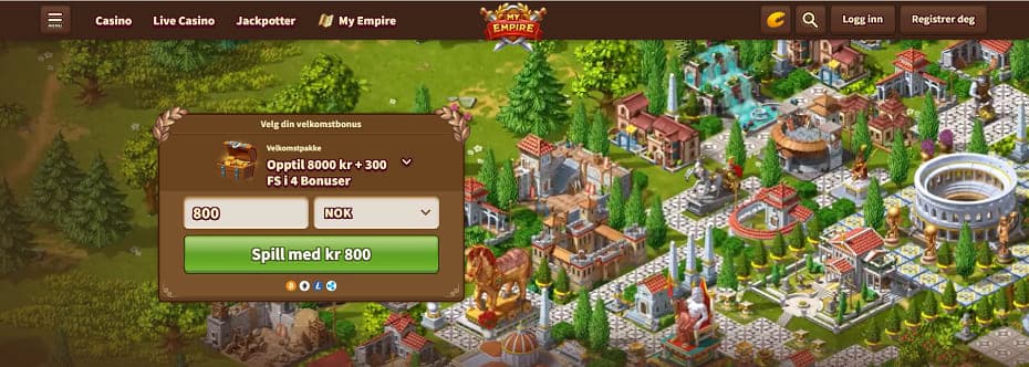 myempire casino anmeldelse