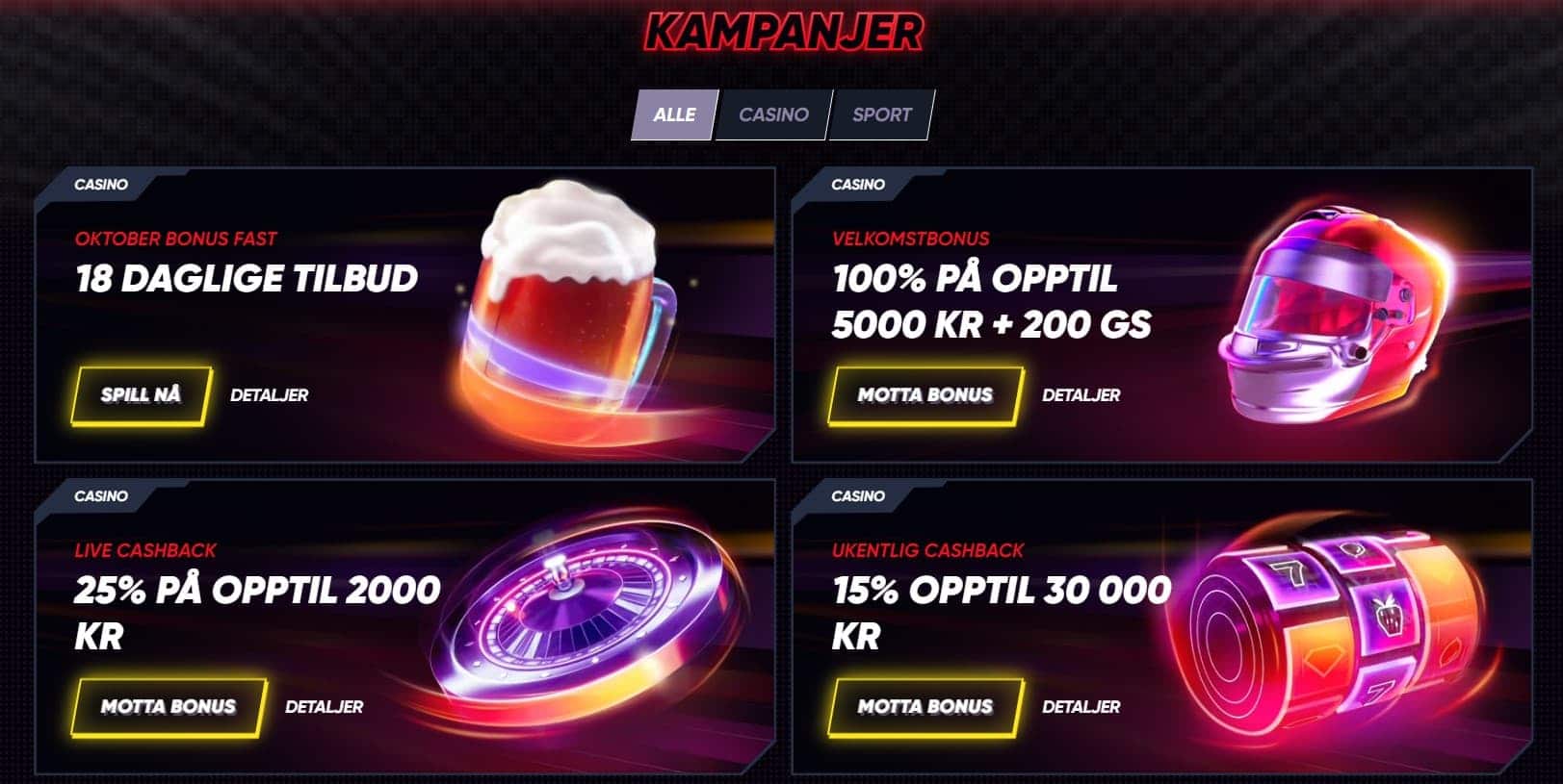 quickwin bonusses