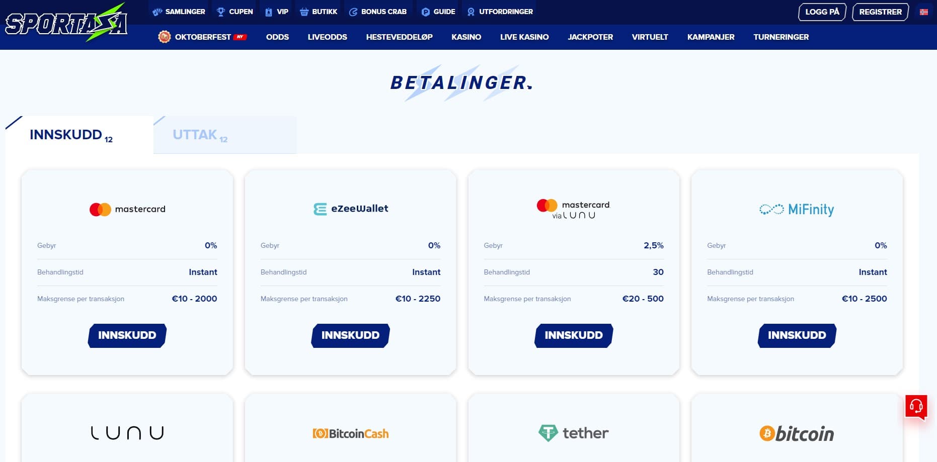 sportaza payments
