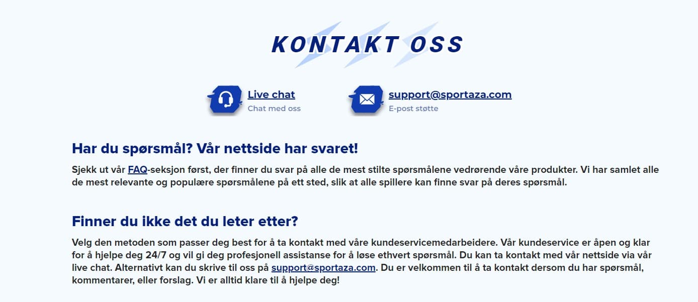 sportaza support