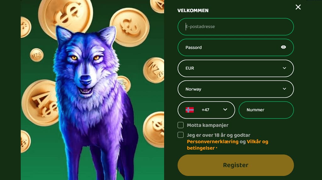 50crowns registrering