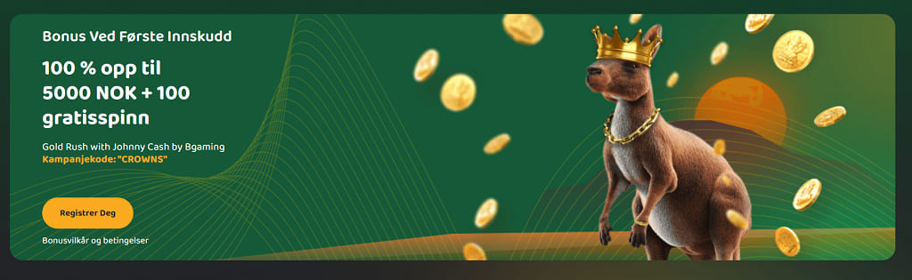 50crowns velkomstbonus