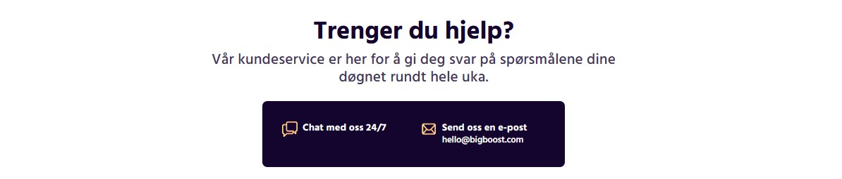 bigboost support