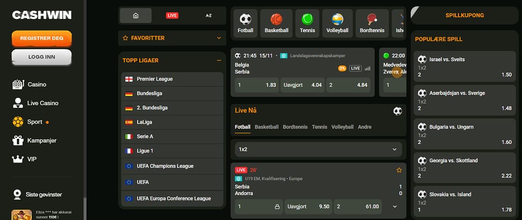 cashwin sportsspill