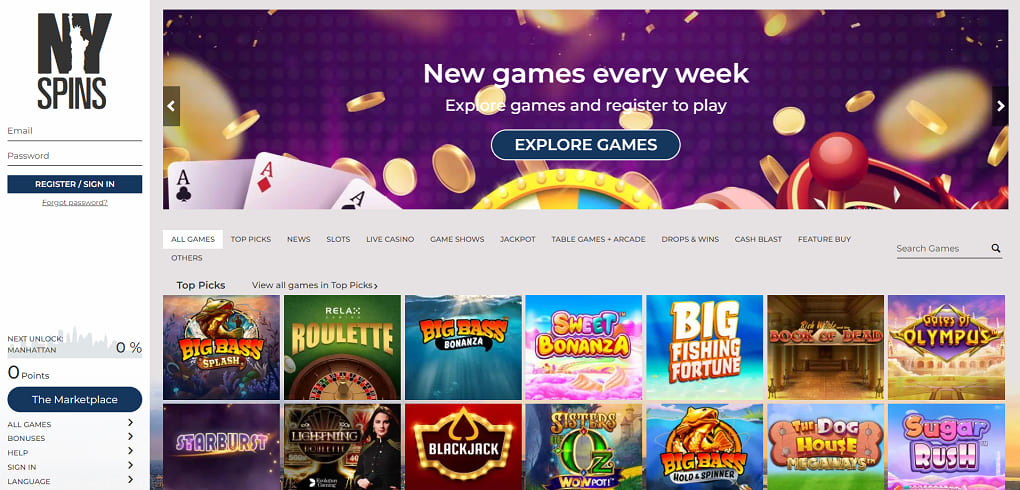 nyspins casino anmeldelse