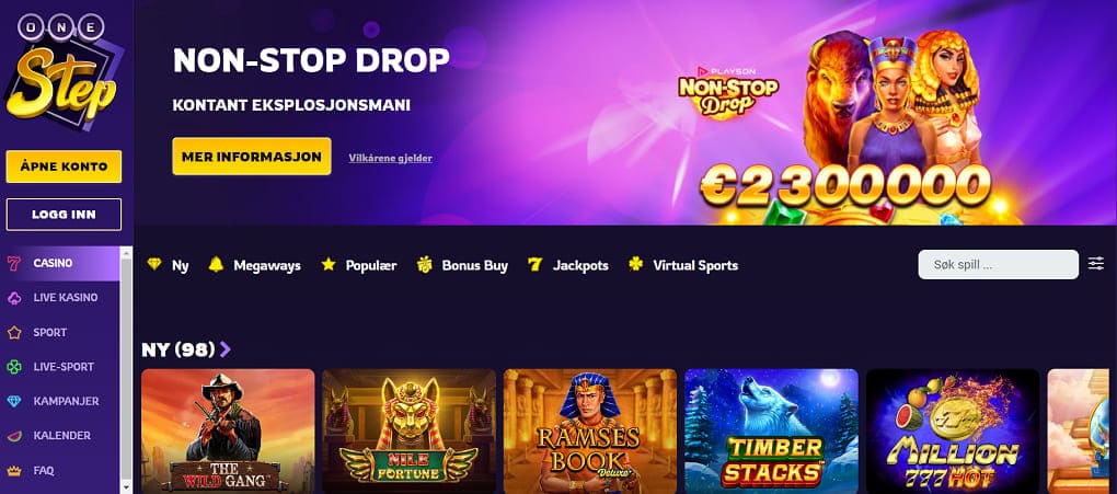 onestep casino anmeldelse