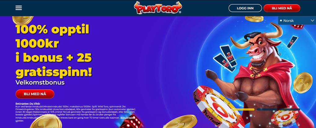 playtoro casino anmeldelse
