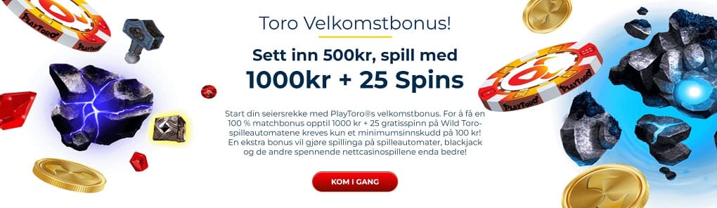 playtoro casino velkomstbonus