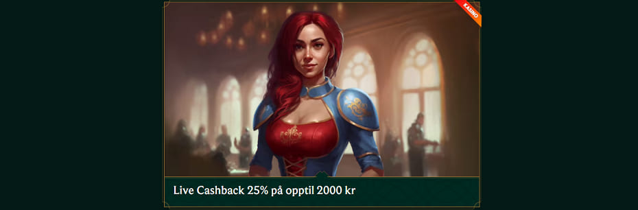 casinia live cashback