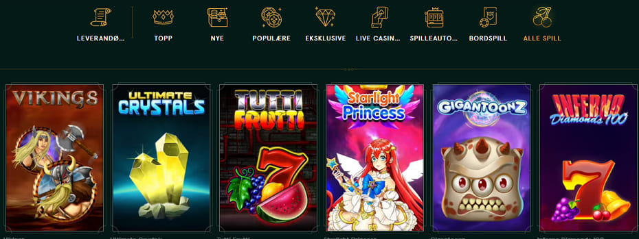 casinia spill