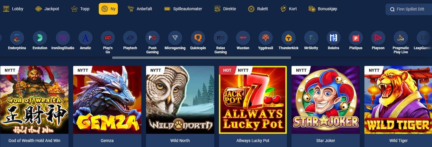 jackpoty spillutvag
