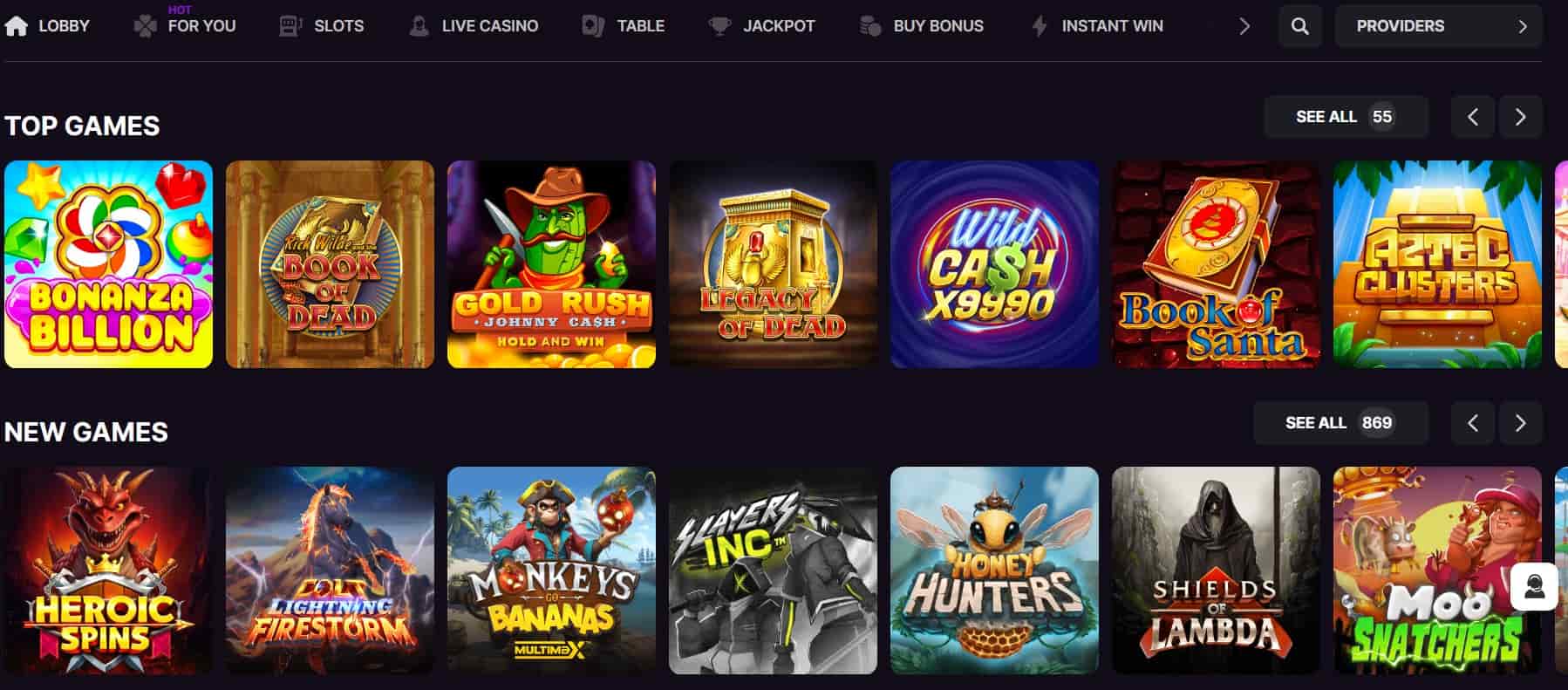 luckyreels kasinospill