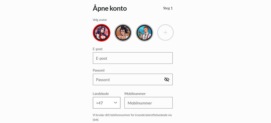 manga registrering