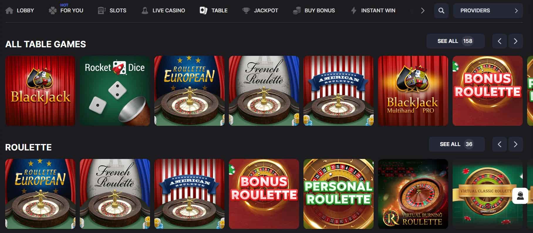 rocketwin casino bordspill