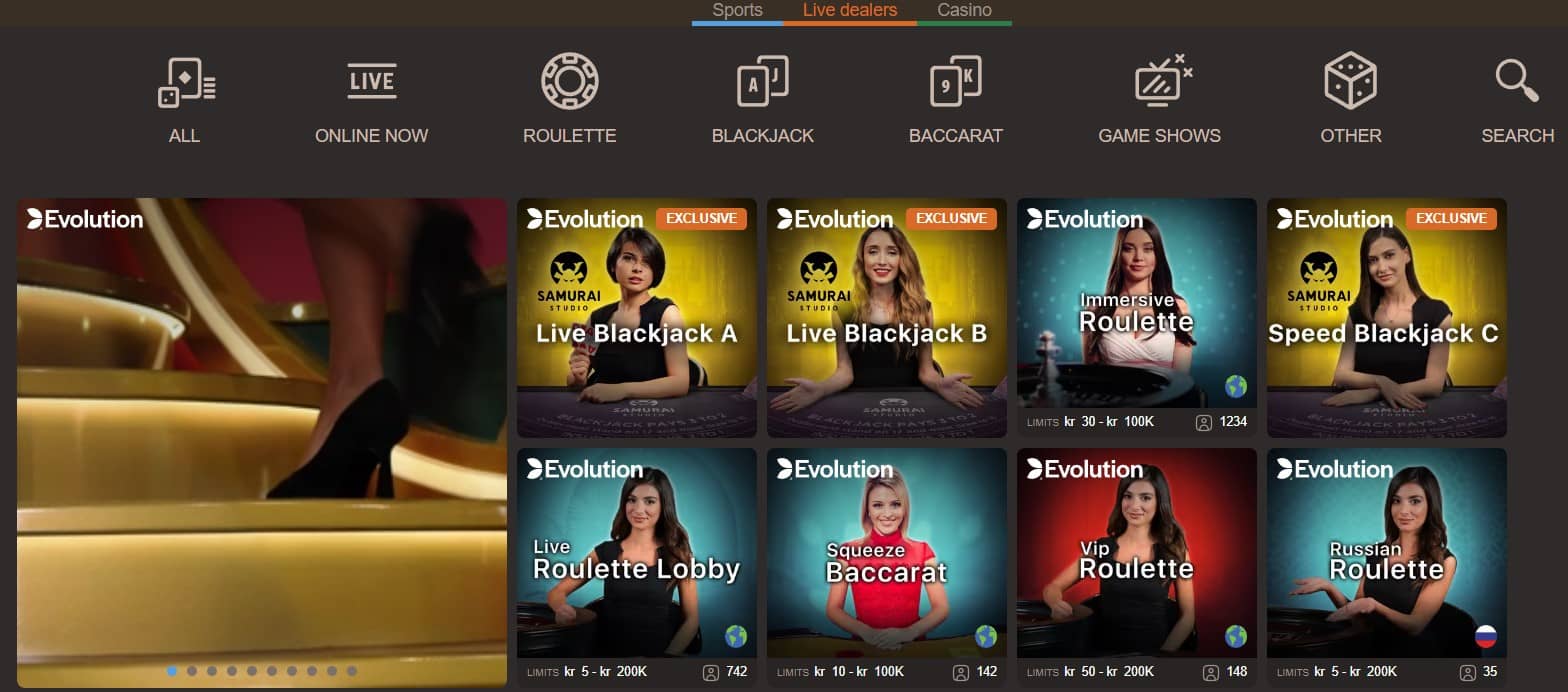 joy casino live casino