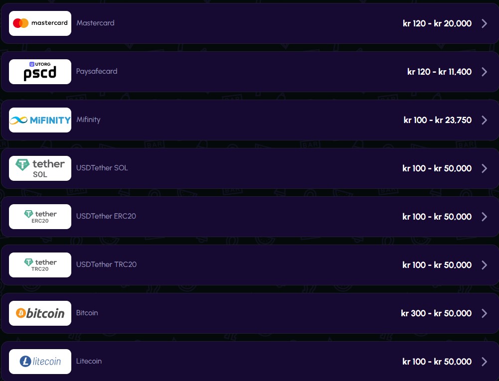 nova jackpot casino deposit methods